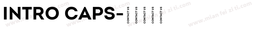 Intro Caps字体转换